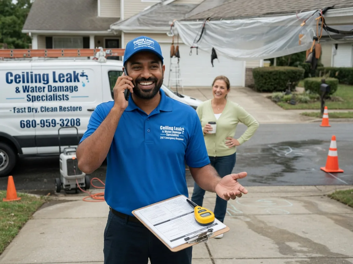 Ceiling Leak Cleanup Alvordton, OH FAQs